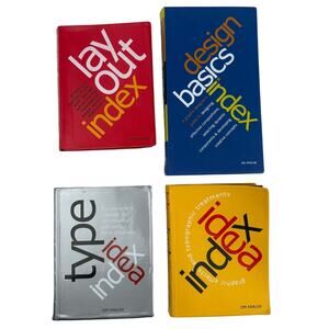 Jim Krause Design Basics Index Idea Type 4 Book Set Graphic Design